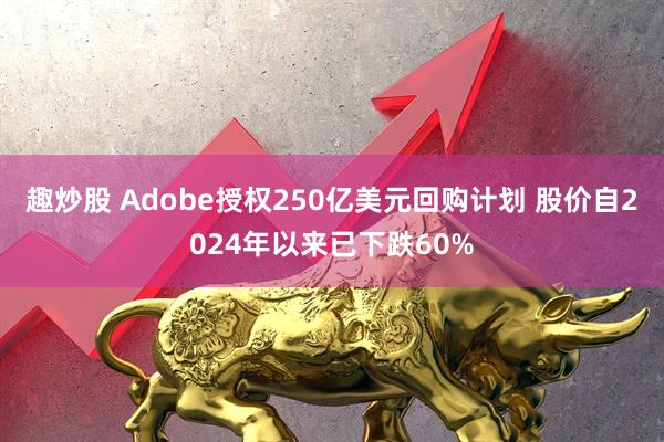 趣炒股 Adobe授权250亿美元回购计划 股价自2024年以来已下跌60%