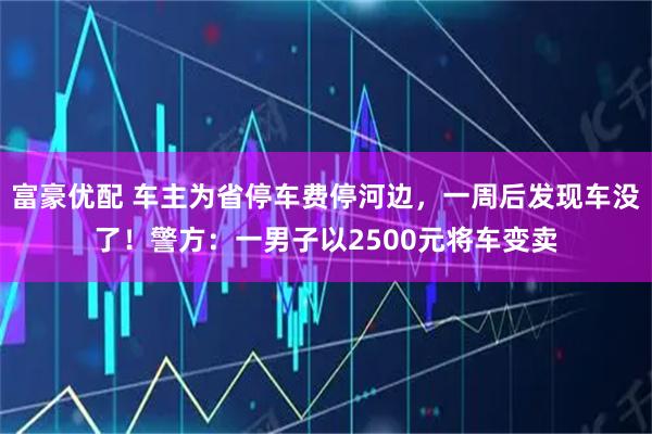 富豪优配 车主为省停车费停河边，一周后发现车没了！警方：一男子以2500元将车变卖