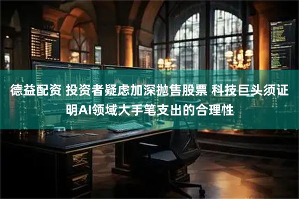 德益配资 投资者疑虑加深抛售股票 科技巨头须证明AI领域大手笔支出的合理性