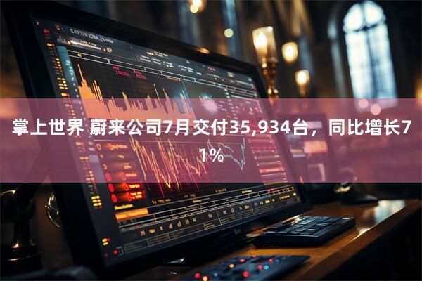 掌上世界 蔚来公司7月交付35,934台，同比增长71%